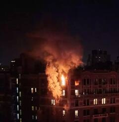 Ukraine Russia War : પુતિને સિગ્નલ આપતાં જ રશિયાએ કર્યો યૂક્રેન પર હુમલો, કીવના બ્લાસ્ટની જુઓ તસવીર