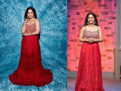 PHOTO: श्रेया बुगडेचा स्टायलिश अंदाज, लाल ड्रेस मध्ये दिसतेय खास