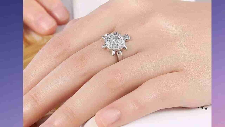 Want to Become Rich & Prosperous? Wear Tortoise Ring. - YouTube | Tortoise  ring, Stone ring design, Silver turtle ring