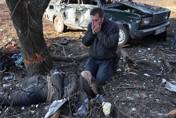 Russia-Ukraine Conflict: Graphic Images Of Russian Air Strike Victims  Emerge Out Of Ukraine Civilian Areas