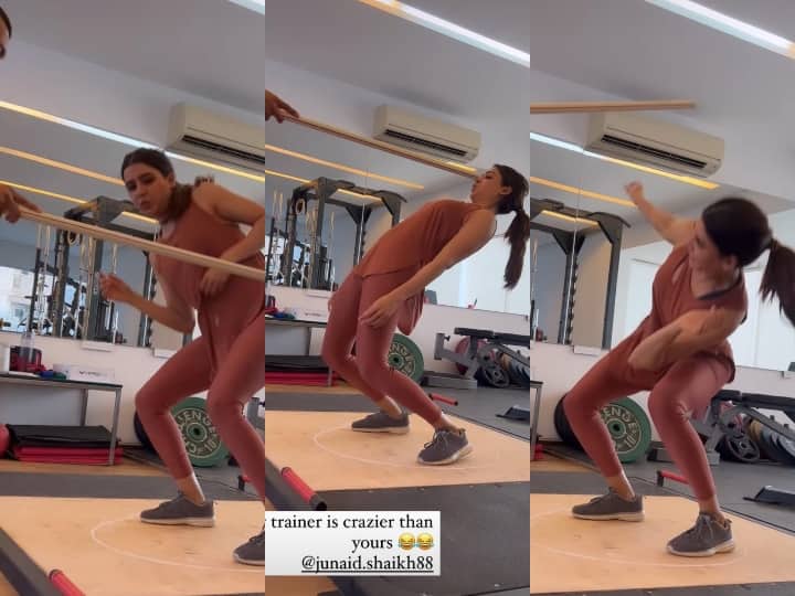 सामंथा रुथ प्रभु ने नागिन स्टाइल में किया वर्कआउट, फैंस के लिए इंस्पिरेशन है ये वीडियो