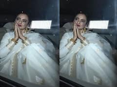 सफेद साड़ी, बालों में गजरा, सुर्ख होंठ...गंगूबाई काठियावाड़ी की स्क्रीनिंग पर आलिया भट्ट के अंदाज में दिखीं रेखा