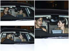 Ananya Panday-Ishaan Khatter Attend Gangubai Kathiawadi's Special Screening Together- See Pics