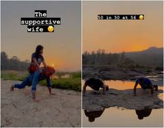 Millind Soman in Gujarat: गुजरात के सनसेट में जमकर पुश-अप्स लगाते नज़र आए मिलिंद सोमन, आप देखकर हैरान रह जाएंगे