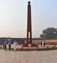 National War Memorial Anniversary : राष्ट्रीय युद्ध स्मारकाचा तिसरा वर्धापन दिन, पाहा PHOTO