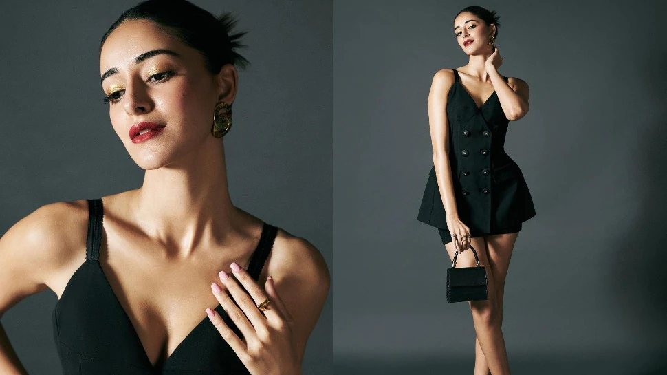 ਬਲੈਕ ਡਰੈੱਸ 'ਚ ਬੋਲਡ ਨਜ਼ਰ ਆਈ Ananya Panday