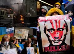 Russia Ukraine War Photos: यूक्रेन में रूसी सेना के हमले और तेज, अब तक 137 की मौत, देखिए तबाही की ताजा तस्वीरें