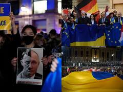 IN PICS: | Ukraine-Russia Conflict: Protesters Hit The Streets Around The World To Rally In Support Of Ukraine