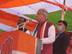 UP Election: गोरखपुर पहुंचे छत्तीसगढ़ के सीएम भूपेश बघेल, आवारा पशुओं से निपटने का किसानों को दिया ये आइडिया