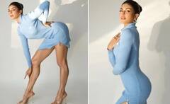 Jacqueline Fernandez : स्काय ब्लू ड्रेसमध्ये जॅकलिनचा हटके अंदाज