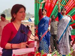UP Election 2022: यूपी चुनाव के बीच सिराथू में इस अंदाज में BJP पर हमलावर हुईं डिंपल यादव, देखें तस्वीरें