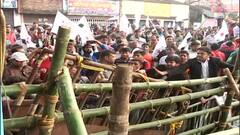 Anish Khan Death: আমতায় SFI-DYFI-এর বিক্ষোভ, ব্যারিকেড ভেঙে থানায় ঢোকার চেষ্টা | Bangla News