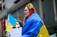 IN PICS: | Ukraine-Russia Conflict: Protesters Hit The Streets Around The World To Rally In Support Of Ukraine