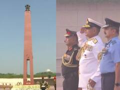 National War Memorial Anniversary : राष्ट्रीय युद्ध स्मारकाचा तिसरा वर्धापन दिन, पाहा PHOTO