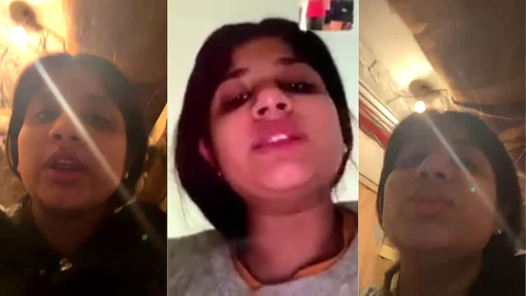 Russia-Ukraine War : Vadodara girl share video and say war start in Ukrain, please save us VIDEO : બંકરમાંથી ગુજરાતી યુવતીએ મોકલ્યો વીડિયો, 'યહાં વોર ચાલુ હો ગઈ હૈ, પ્લીઝ હમે જલ્દી યહાં સે નીકાલે...'