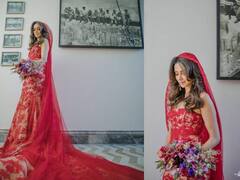 शिबानी दांडेकरच्या वेडिंग लूकबद्दलच्या खास गोष्टी जाणून घेऊयात....