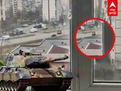 Russia Ukraine War: காரை நசுக்கிய ரஷ்ய பீரங்கி..அதிர்ஷ்டவசமாக தப்பித்த முதியவர்..பரபரப்பு காட்சிகள்