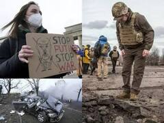 Russia Ukraine War photos: बॉम्बवर्षाव, उद्धवस्त घरं आणि हताश नागरीक; युक्रेनमधील मन हेलावणारी दृष्ये