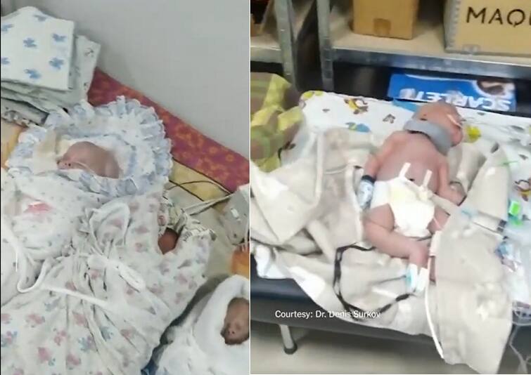 Russia Ukraine Conflict Newborns At Ukraine Hospital Moved Into Bomb Shelter As Russia Rains Missiles- Watch Video Watch Video: குண்டு மழையால் பதுங்கு குழிக்கு மாற்றப்பட்ட பச்சிளங் குழந்தைகள்.. பதறவைக்கும் வீடியோ காட்சிகள்
