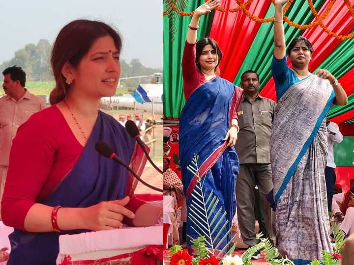 यूपी चुनाव के बीच आज कौशांबी में अखिलेश यादव की पत्नी और पूर्व सांसद डिंपल यादव भी चुनावी सभा को संबोधित किया. इस दौरान जया बच्चन भी मौजूद रहीं. डिंपल यादव ने सभा के दौरान बीजेपी पर जमकर निशाना साधा. इसके साथ ही उन्होंने सपा के घोषणा पत्र में किए गए सभी वादों को पूरा करने का भोरसा भी दिलाया.