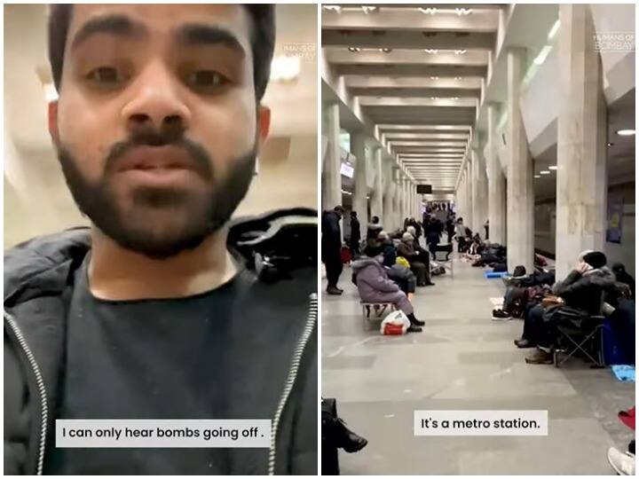 Indian student trapped in Kharkiv Ukraine narrated his ordeal through video pleaded for help यूक्रेन के खार्किव में फंसे भारतीय छात्र ने वीडियो के जरिए सुनाई आपबीती, लगाई मदद की गुहार