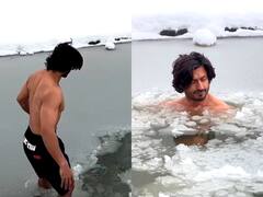 बर्फीले तालाब में विद्युत जामवाल ने लगाई डुपकी, - 8 डिग्री तापमान में एक्टर का हैरान कर देने वाला कारनामा देखा क्या?