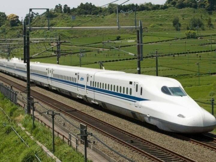 Land acquisition work in Gujarat for Ahmedabad-Mumbai bullet train 100 percent complete Bullet Train Project:  અમદાવાદ-મુંબઈ બુલેટ ટ્રેન માટે ગુજરાતમાં જમીન સંપાદનનુ કામ 100 ટકા પૂર્ણ, 8 જિલ્લાઓમાં કરાઇ કામગીરી