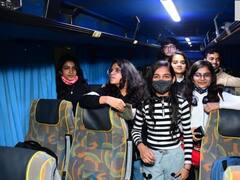 PHOTO : युक्रेनमधील 219 विद्यार्थी भारतात परतले