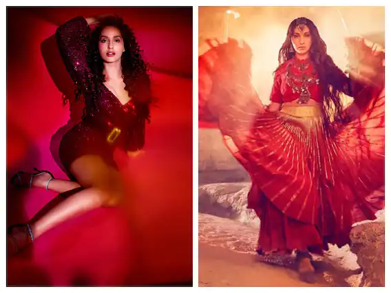 ਲਾਲ ਡਰੈੱਸ 'ਚ Nora Fatehi ਦੀ ਨੂਰਾਨੀ ਸੂਰਤ ਲੱਗਦੀ ਹੈ ਹੋਰ ਵੀ ਬੇਸ਼ਕੀਮਤੀ