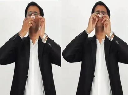 IIT-Delhi startup launches worlds small air purifier  மாஸ்க் வேண்டாம்! மூக்கில் ஒட்டிக்கொள்ளும் உலகின் மிகச்சிறிய பியூரிஃபையர் இது! ஐஐடி அசத்தல்!
