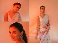 आलिया भट्ट को व्हाइट साड़ी में देख फैंस का डोला मन, बोले- कोई इतना खूबसूरत कैसे हो सकता है