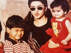 स्टाइलिश अंदाज में दिख रही ये लड़की आज है बॉलीवुड की टॉप एक्ट्रेस, बच्ची नहीं उसकी मां को पहचानो तो जानें