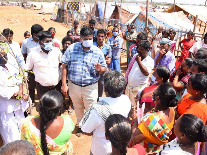 டொம்பர் இன மக்கள் வசிக்கும் பகுதிக்கு கலைஞர் நகர் என பெயர் வைத்த கரூர் மாவட்ட ஆட்சியர்