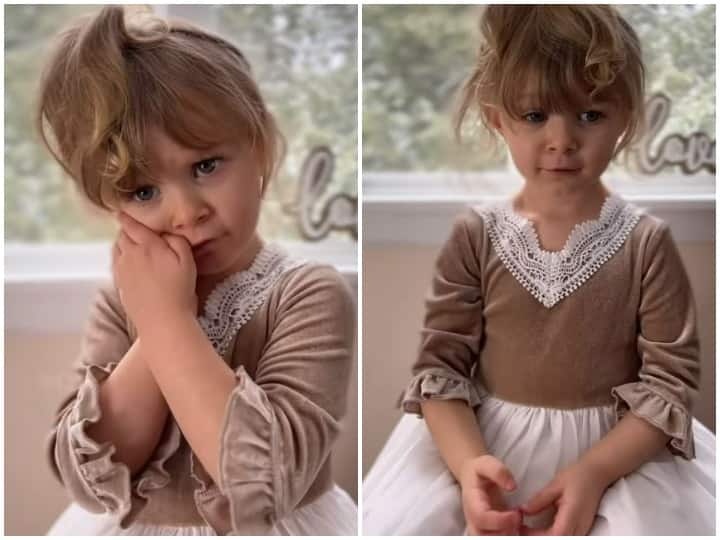 Little girl appeals for to stop Russia-Ukraine war  रूस-यूक्रेन जंग के बीच नन्ही बच्ची ने की शांति की अपील, हर तरफ हो रही है चर्चा