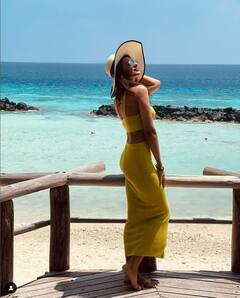 એક્ટ્રેસ રકુલ પ્રીત સિંહ પ્રેમી જેકી સાથે માલદીવમાં માણી રહી છે વેકેશન, જુઓ તસવીરો