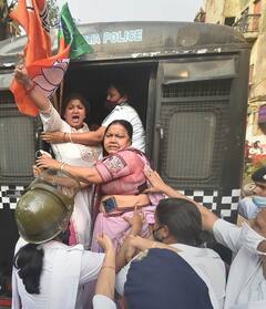 WB Election 2022: পুরভোটে সন্ত্রাসের শিকার, লালবাজার অভিযান বিজেপির