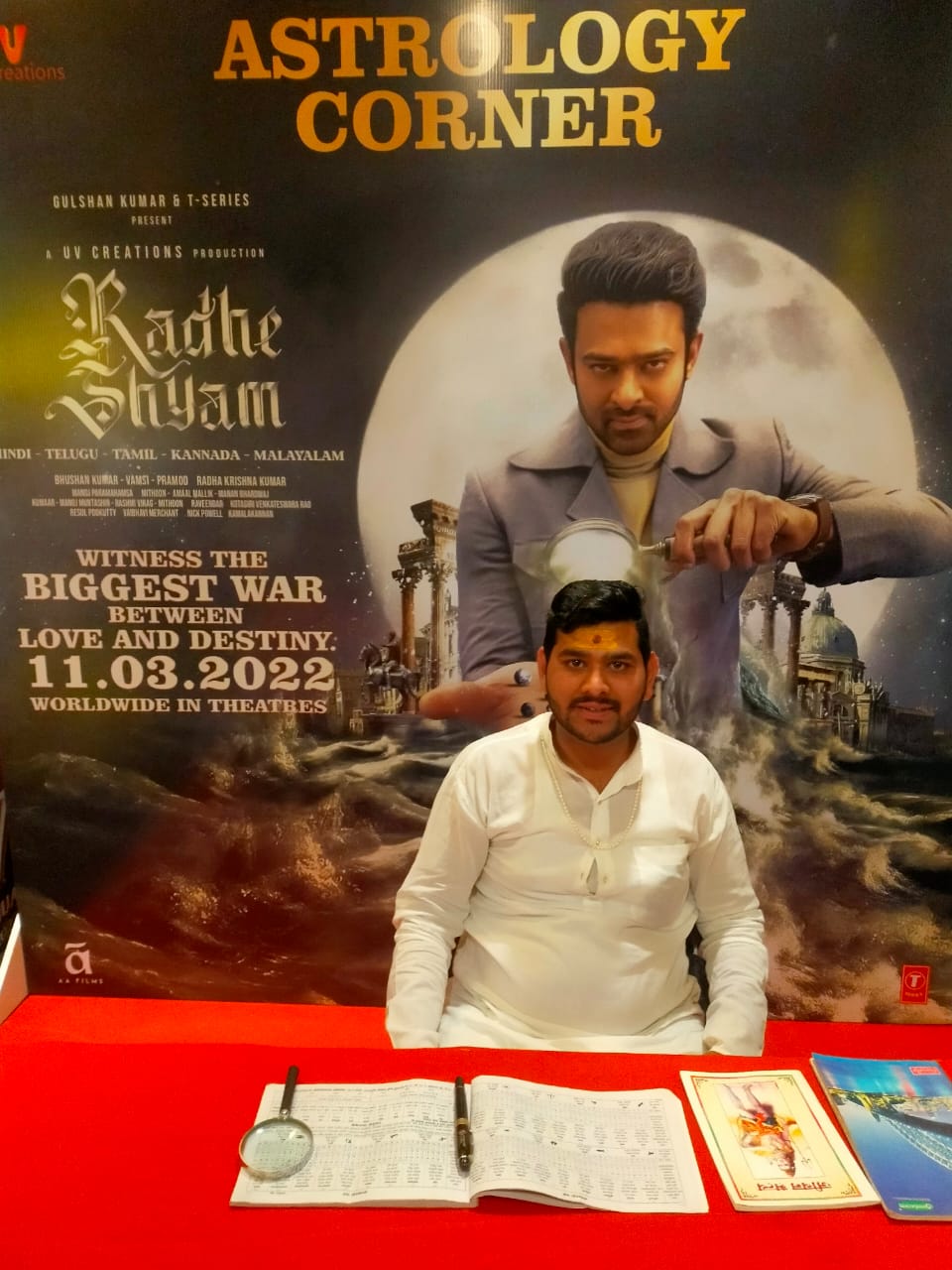 Prabhas' 'Radhe Shyam' Makers Install Free Astrology Booths In ...