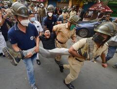 WB Election 2022: পুরভোটে সন্ত্রাসের শিকার, লালবাজার অভিযান বিজেপির