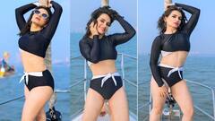 Photos: 'તારક મહેતા'ની રિટા રિપોર્ટરે બતાવ્યો દરિયાઇ બૉલ્ડ અંદાજ, ફિગર જોઇને ફેન્સ પણ બોલ્યા- હાય ગરમી........