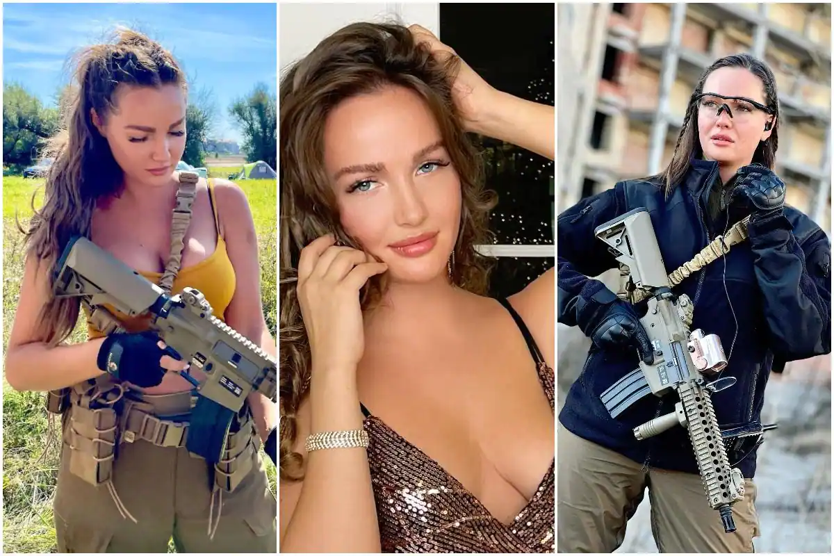 Miss Ukraine Anastasiia Lenna ਨੇ ਚੁੱਕੇ ਹਥਿਆਰ