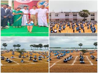 தூத்துக்குடியில் 7 மணி நேரம் இடைவிடாது சிலம்பம் சுற்றி அசத்திய நூறு சிலம்ப வீரர்கள்