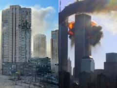 कीव में रूसी सेना ने इमारत पर किया मिसाइल से हमला, Ukraine ने फोटो शेयर कर 9/11 से की तुलना