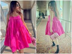 पिंक शॉर्ट ड्रेस में निया शर्मा ने दिखाए नखरे हजार, एक्ट्रेस की इन ग्लैमरस तस्वीरों को फैंस देख रहे बार-बार