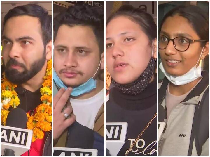 Students who returned to India from Ukraine under Operation Ganga said Government has helped us a lot यूक्रेन-रूस जंग के बीच एयर इंडिया की 5वीं फ्लाइट पहुंची भारत, अपने वतन पहुंचकर लोगों ने बयां किए हालात, कहा- सबसे बड़ी दिक्कत...