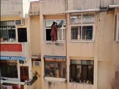 Viral Video: ప్రాణాన్ని పణంగా పెట్టి మరీ కిటికీ తుడిచిన సూపర్ ఉమెన్, వైరల్ అవుతున్న వీడియో