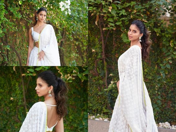 ਬੈਕਲੈੱਸ ਚੋਲੀ 'ਚ ਆਈ ਸੁਹਾਨਾ ਖ਼ਾਨ