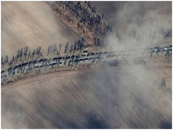 Russia Ukraine Conflict: सैटेलाइट तस्वीरों से खुलासा, कीव पर बहुत ही आक्रमक तरीके से हमले को तैयार रूस