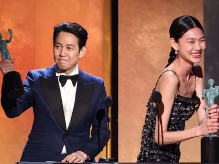 HoYeon Jung of 'Squid Game' honors Korea at SAG Awards 2022