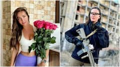 યૂક્રેનની આ મૉડલ રશિયા સામે લડવા આર્મીમાં થઇ ગઇ જૉઇન્ટ, હાલમાં ક્યાં લઇ રહી છે ટ્રેનિંગ, જુઓ Photos....