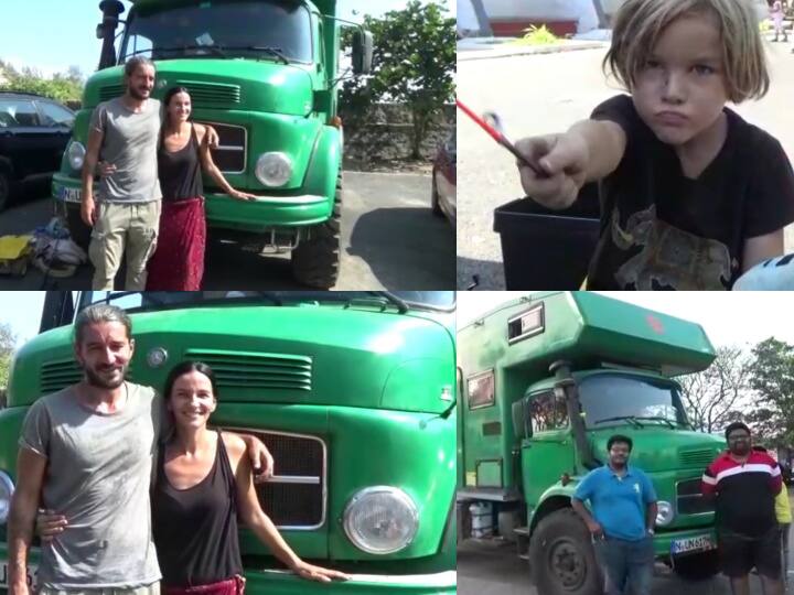 வாழ்ந்தா இவங்கள மாதிரி வாழனும்...! சொகுசு வாகனம் மூலம் 91 நாடுகளை சுற்றிய ஜெர்மன் தம்பதி மாமல்லபுரம் வருகை